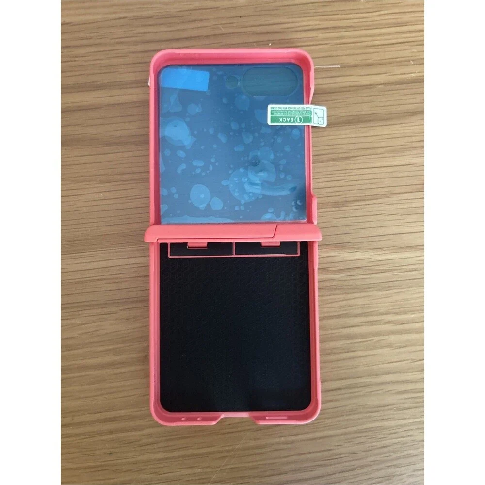 for Galaxy Z Flip 7 Case, with Hidden Kickstand, Built-in Screen Protector, Cora